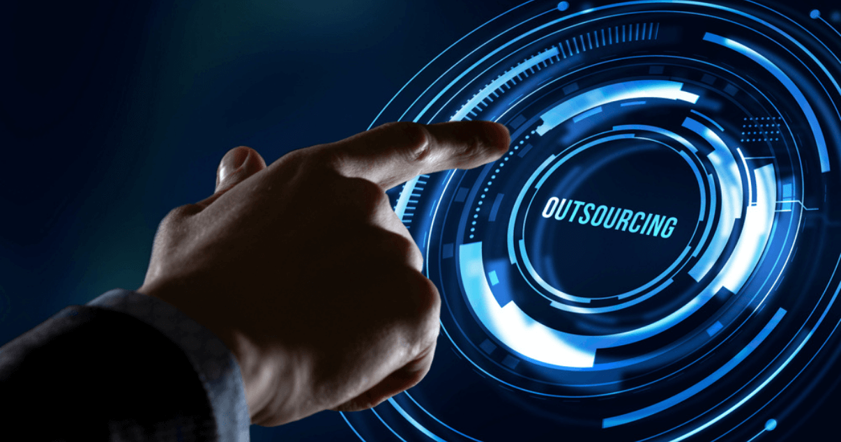 Concepto de outsourcing TI